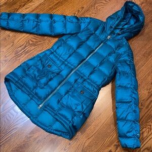 Eddie Bauer Teal down Jacket